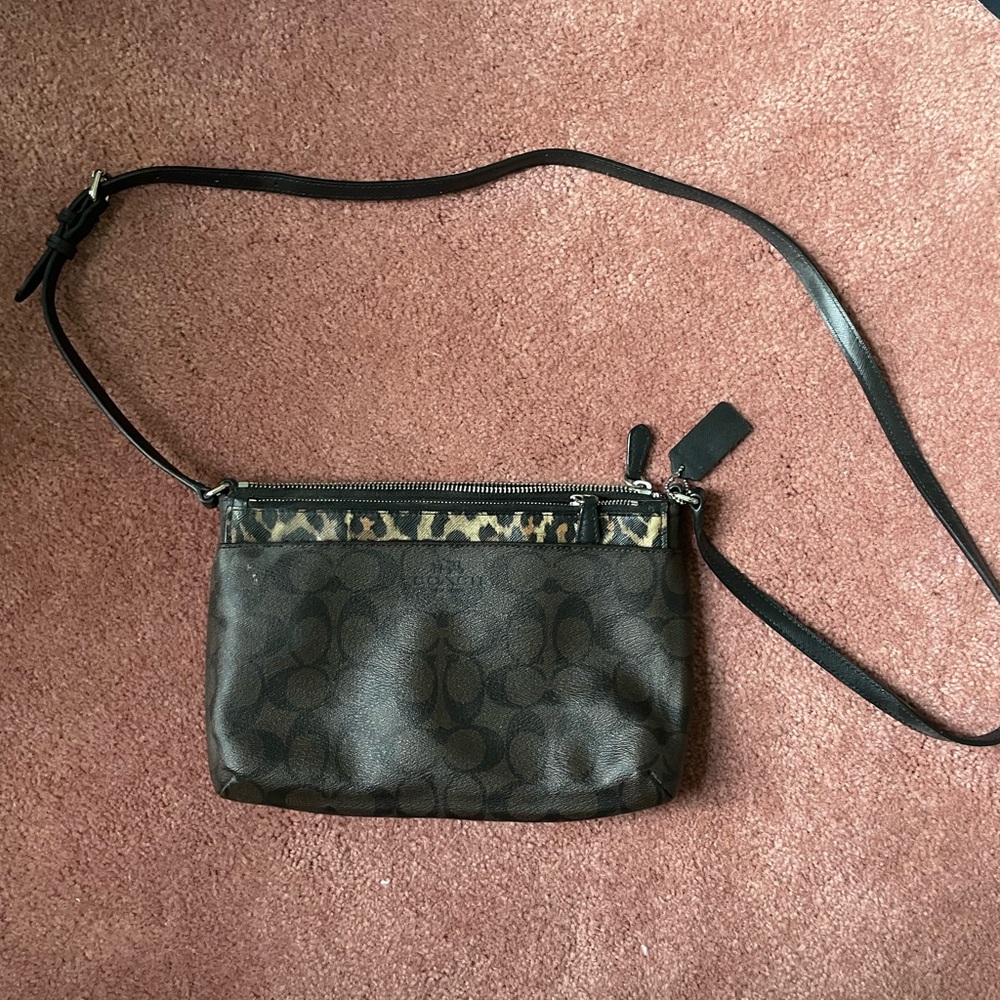 Coach Peyton Ocelot Leopard Print